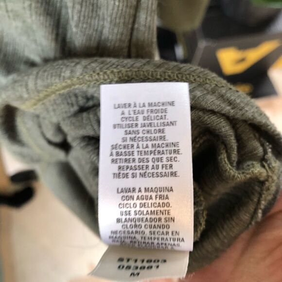 Splendid Emery Ribbed Henley Tee Green Small - Picture 9 of 10